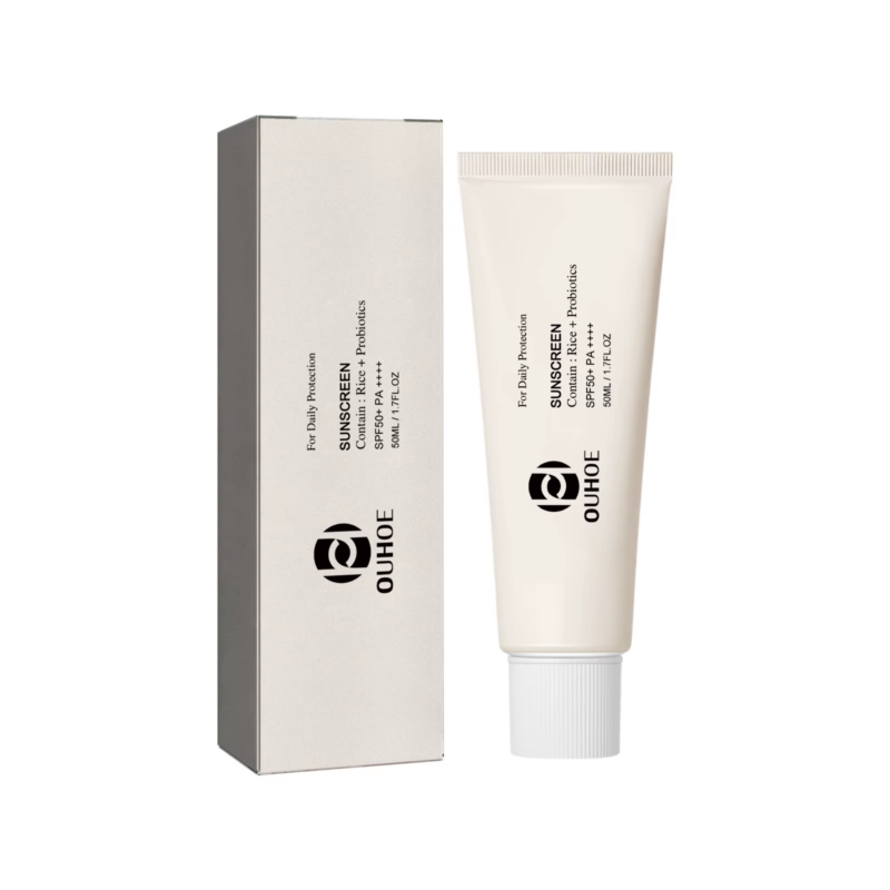 SPF50+ Korean Rice Probiotic Sunscreen – UV Protection & Skin Brightening Cream