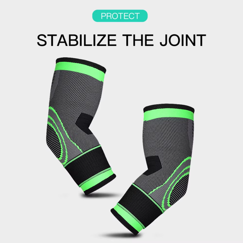 Boost performance and relieve strain with this Elbow Support Brace. The elastic compression sleeve provides joint stability, reduces pain, and supports recovery during workouts, tennis, lifting, and everyday activities.