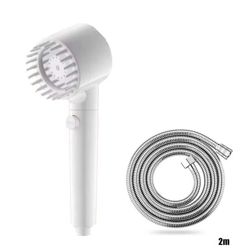 3-Speed Massage Showerhead – High-Pressure Filtered Shower with Portable Design