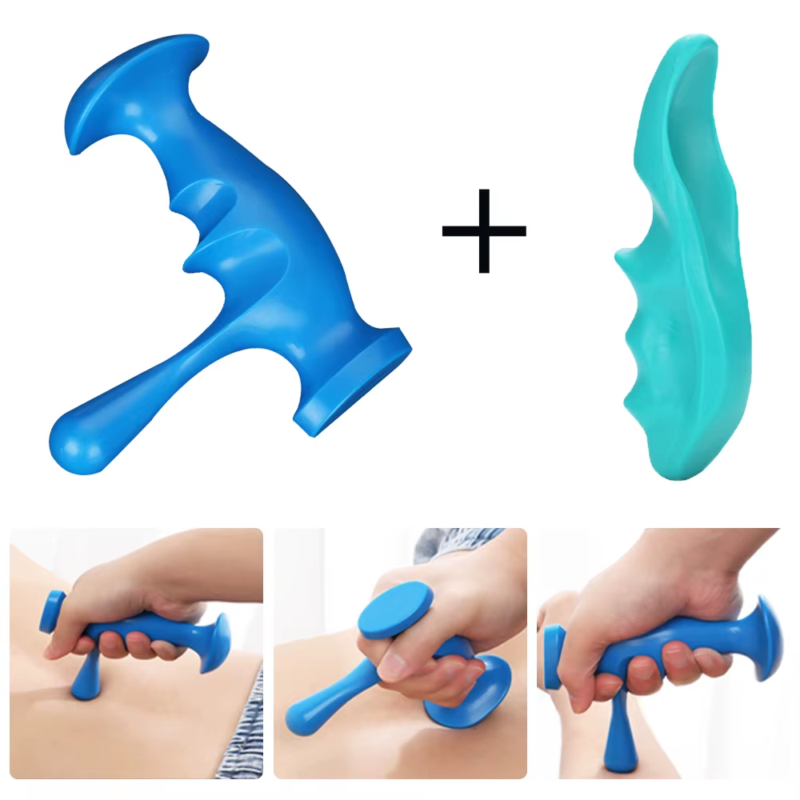 T-Shaped Acupressure Massage Stick – Deep Tissue Trigger Point & Pain Relief Tool