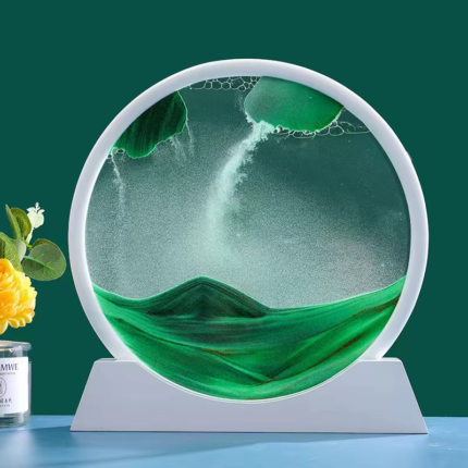3D Glass Moving Sand Art